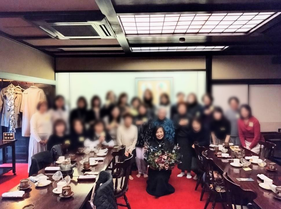 生徒さんとの交流会にて